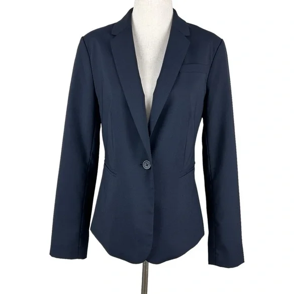 Banana Republic Navy One Button Blazer - Picture 1 of 10